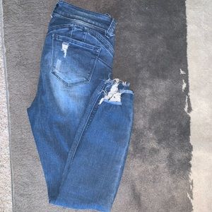 Fashion Nova “butt lift” distressed jeans
